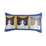Natural Habitat Tom Dick & Harry Blue Pillow