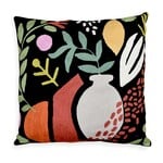 Natural Habitat Vase Cutout Black Pillow