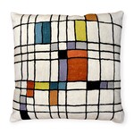 Natural Habitat Delaunay Mod Blocks Pillow