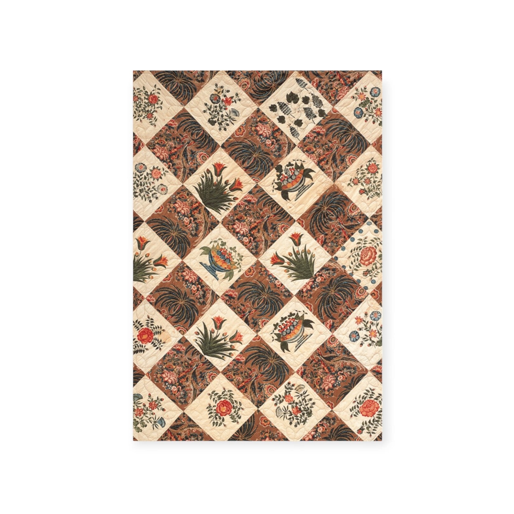 Museum Store Products Ecology Postcard Stenciled Quilt