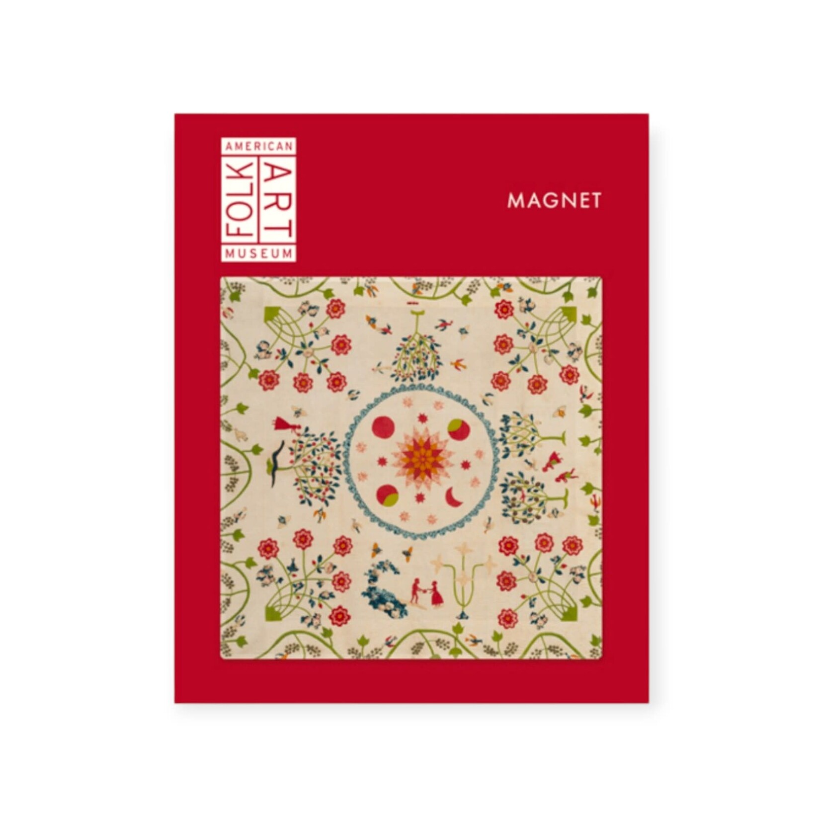 Museum Store Products Ecology Magnet Adam and Eve in the Garden of Eden Quilt