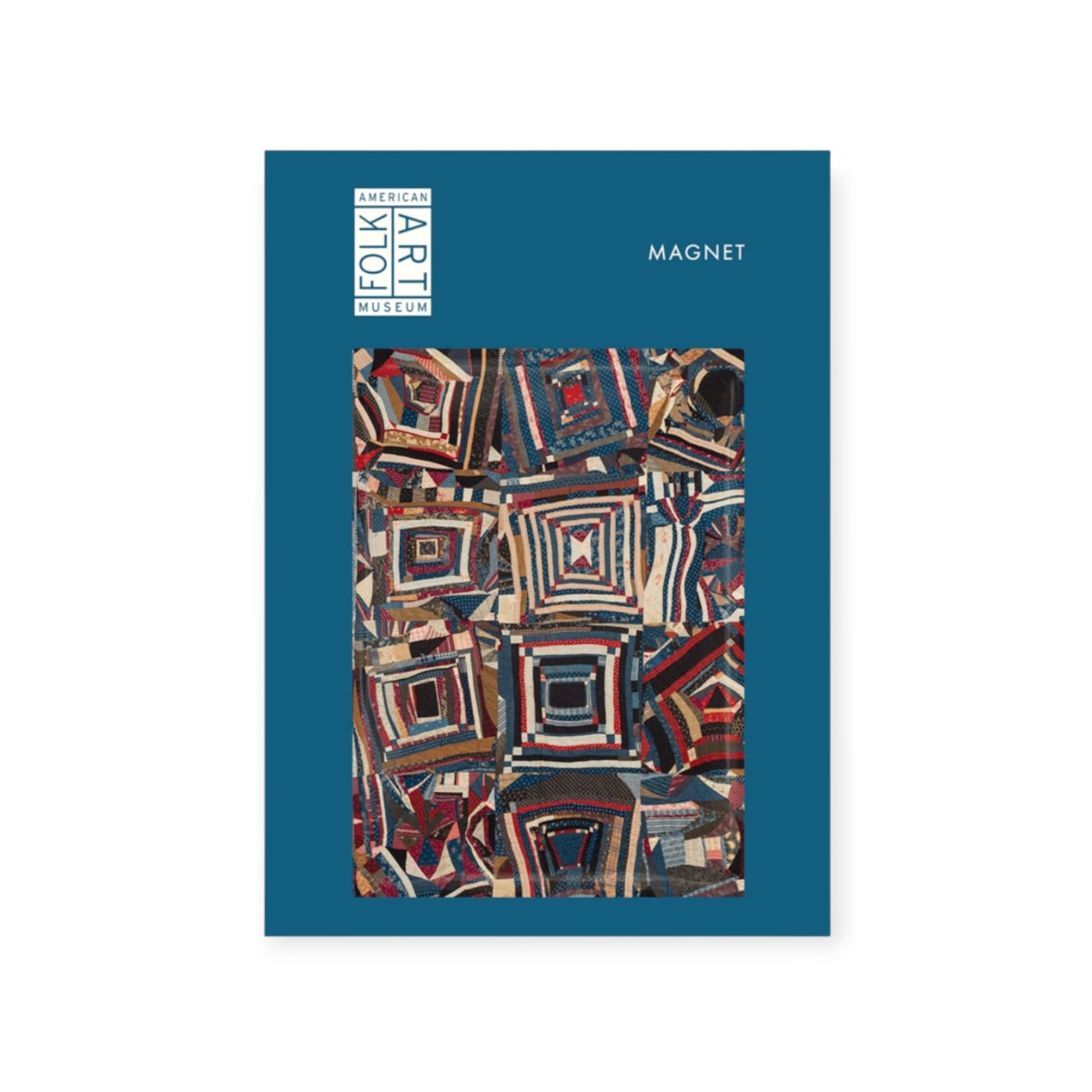 Museum Store Products Ecology Magnet Log Cabin Variation Quilt