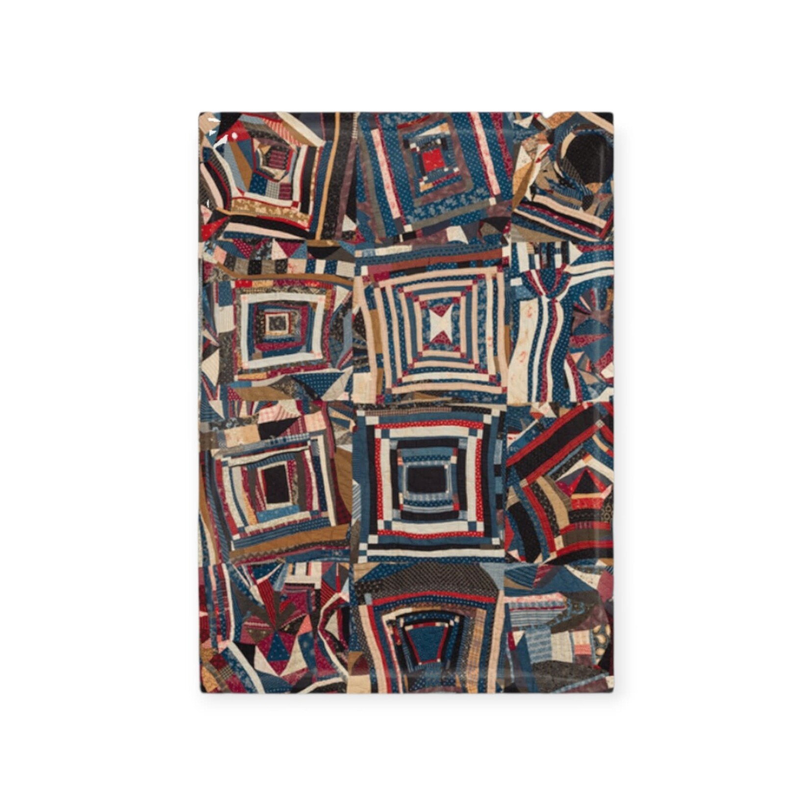 Museum Store Products Ecology Magnet Log Cabin Variation Quilt