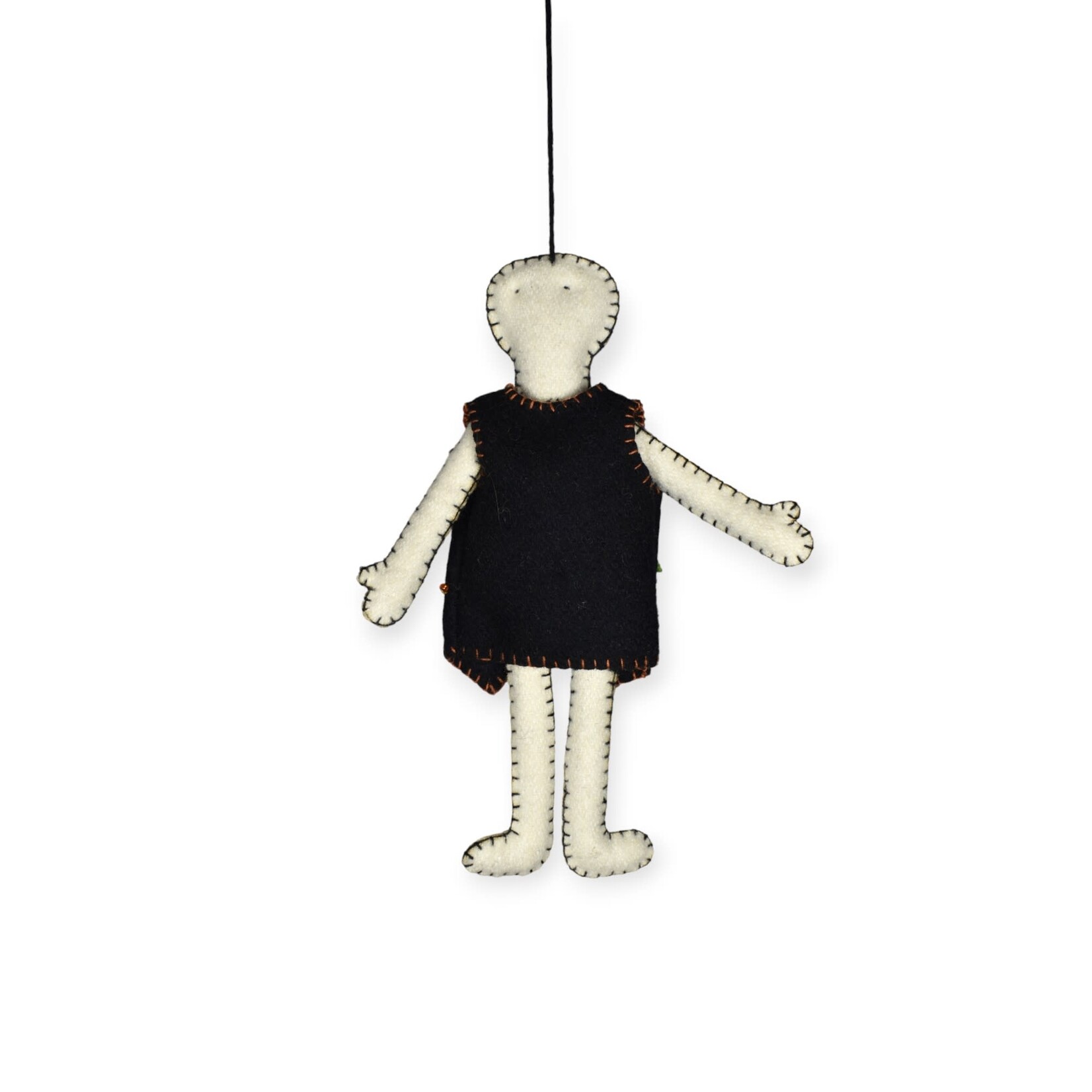 Stitch By Stitch Skeleton in Waistcoat Ornament