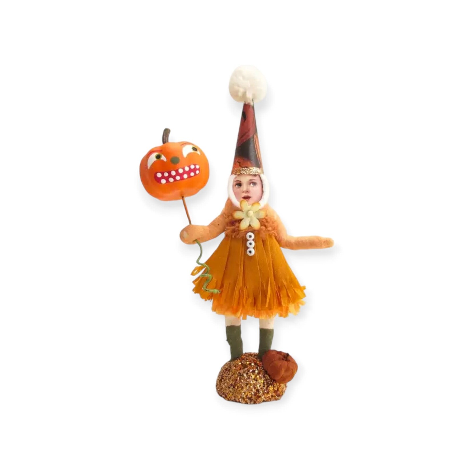 Vintage by Crystal Girl w/ Pumpkin Figure
