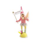 Vintage by Crystal Pink Elf "Happy Holidays" Figure