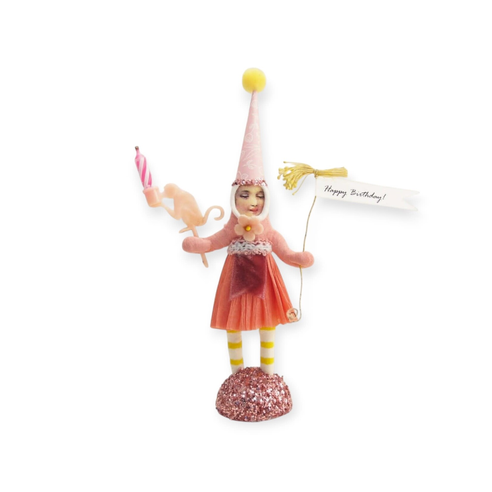 Vintage by Crystal Pink Birthday Girl Figure