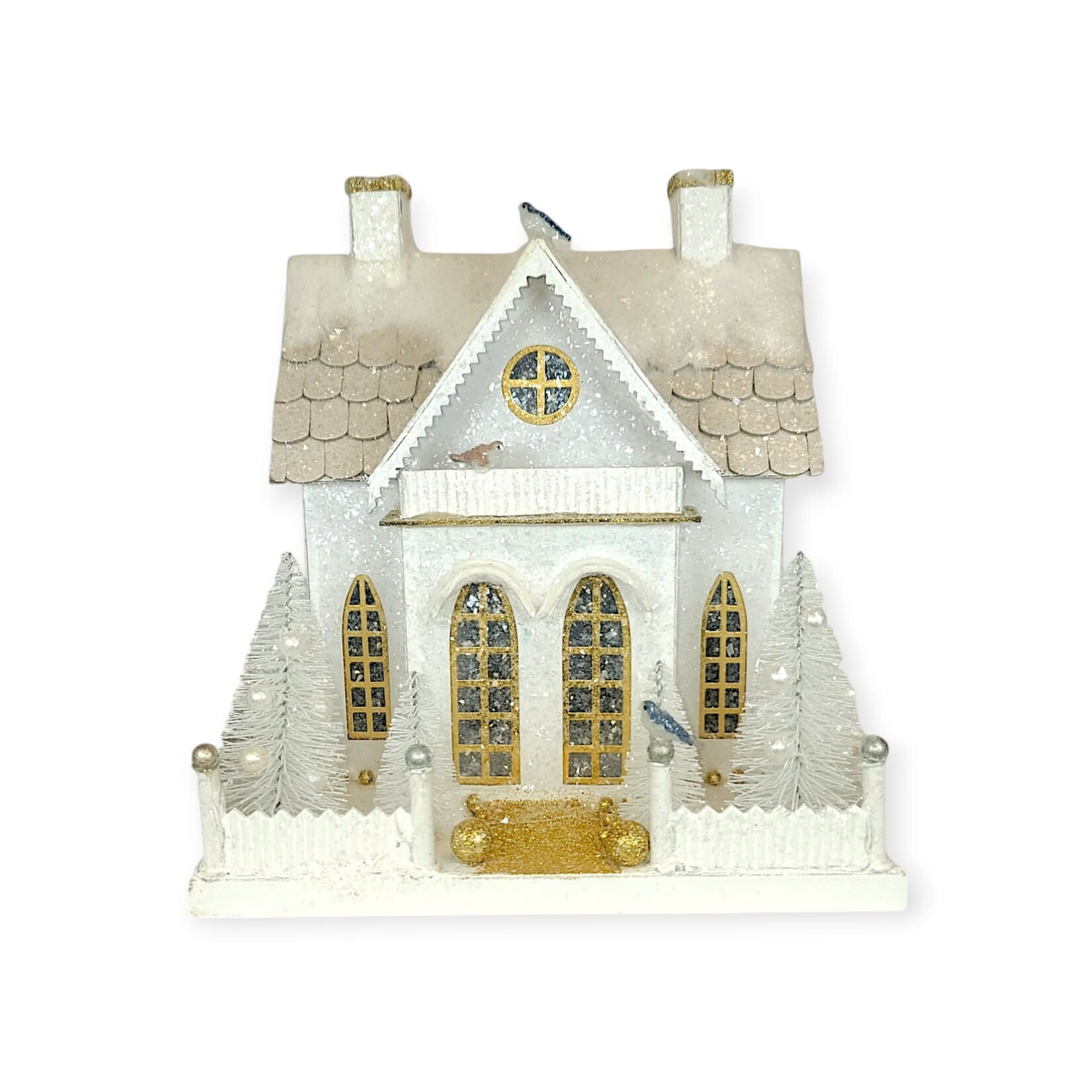 Cody Foster & Co. Glitter Winter Cottage