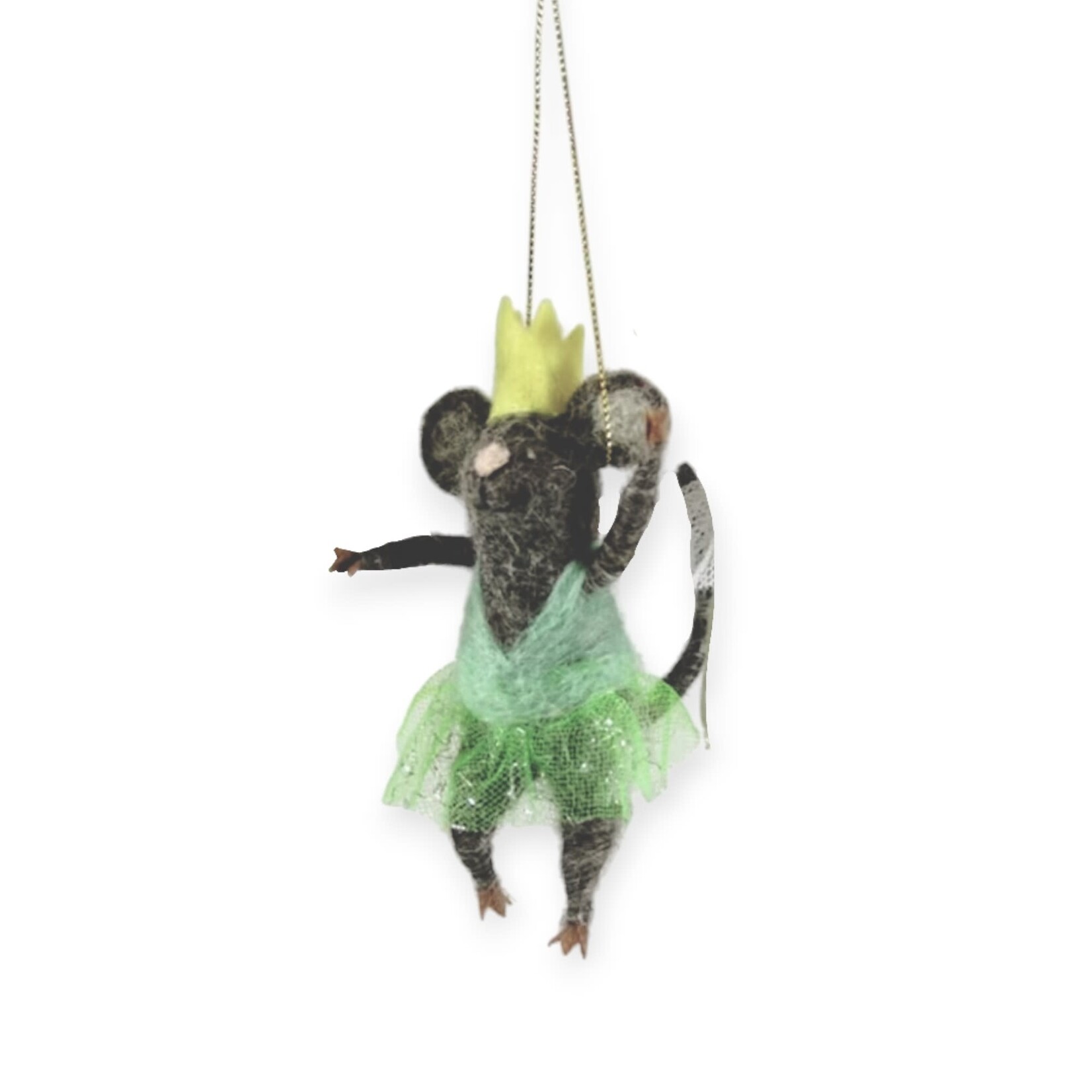 Cody Foster & Co. Felt Ballerina Mouse Ornament