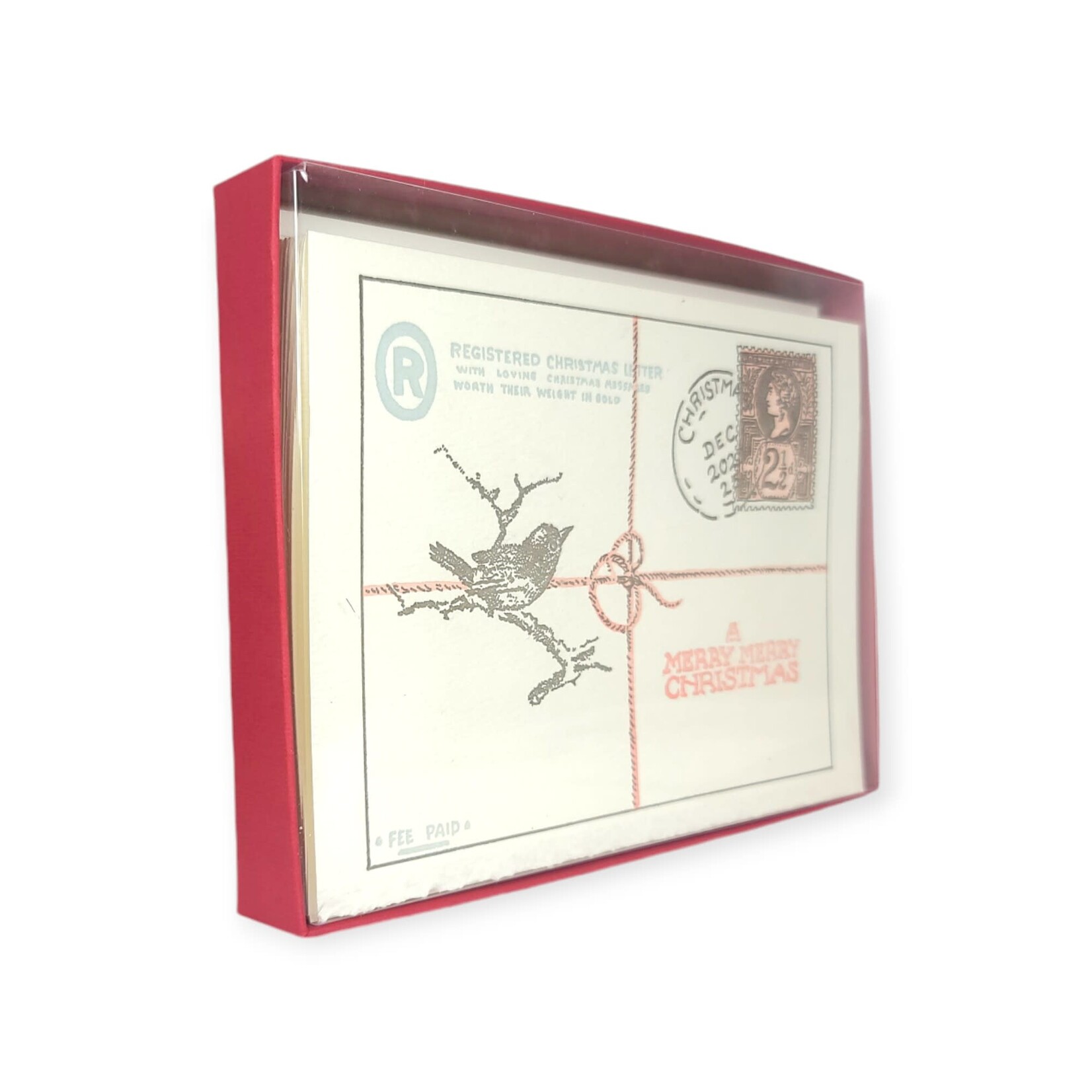 Saturn Press Registered Christmas Holiday Boxed Cards