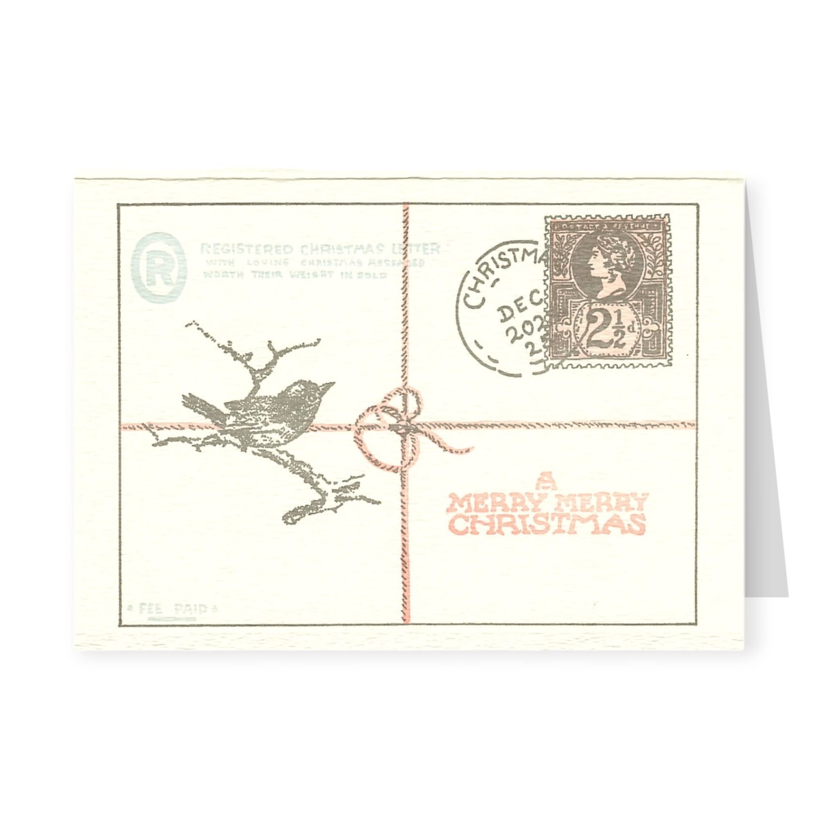 Saturn Press Registered Christmas Holiday Boxed Cards