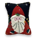 Stitch By Stitch Santa Holding Stars Pillow