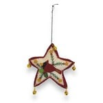 Stitch By Stitch White Star Cardinal Ornament