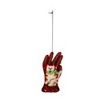 Stitch By Stitch Red Glove White Cat Ornament
