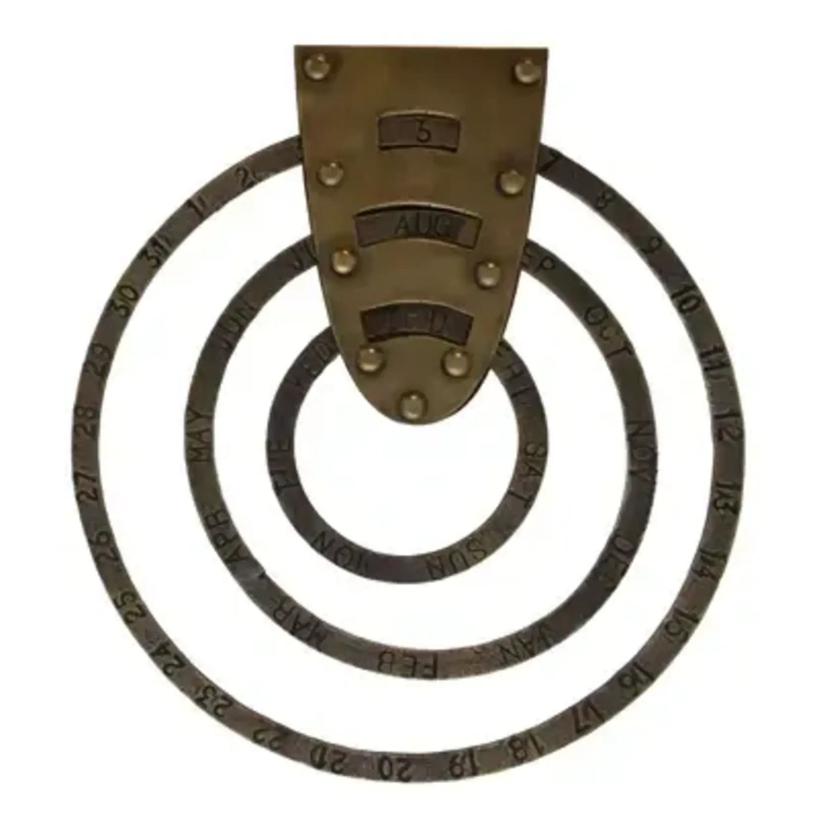 HomArt Perpetual Calendar Brass