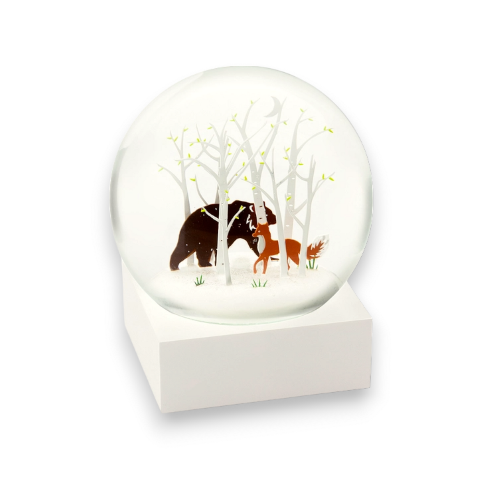 Cool Snow Globes Snow Globe Fox and Bear