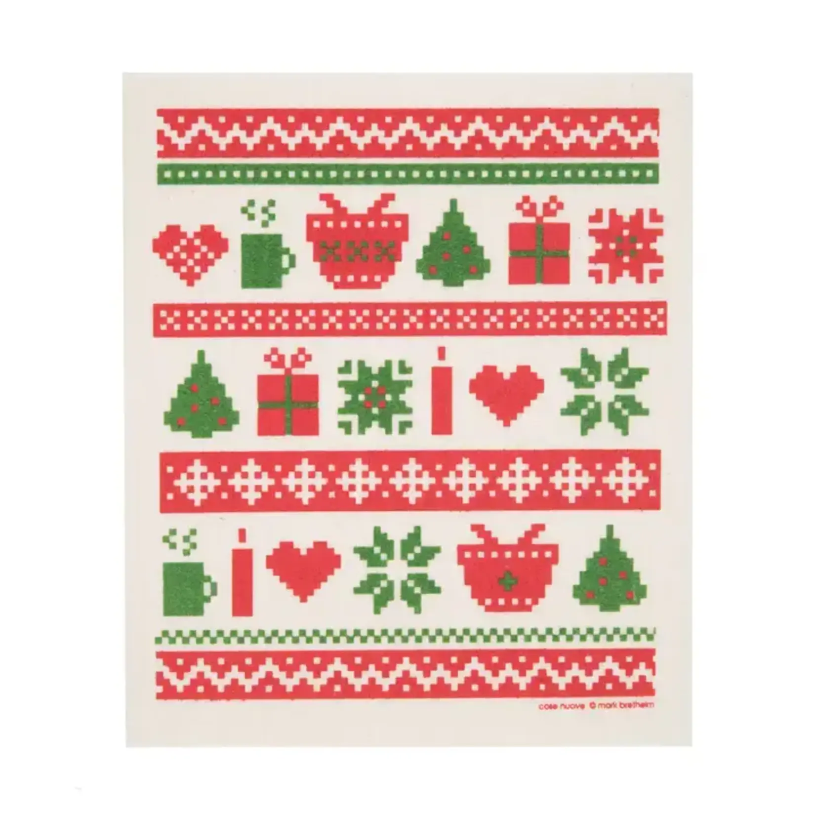 Cose Nuove Holiday Swedish Dishcloth