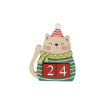 Option 2 Wood Block Cat Advent Calendar