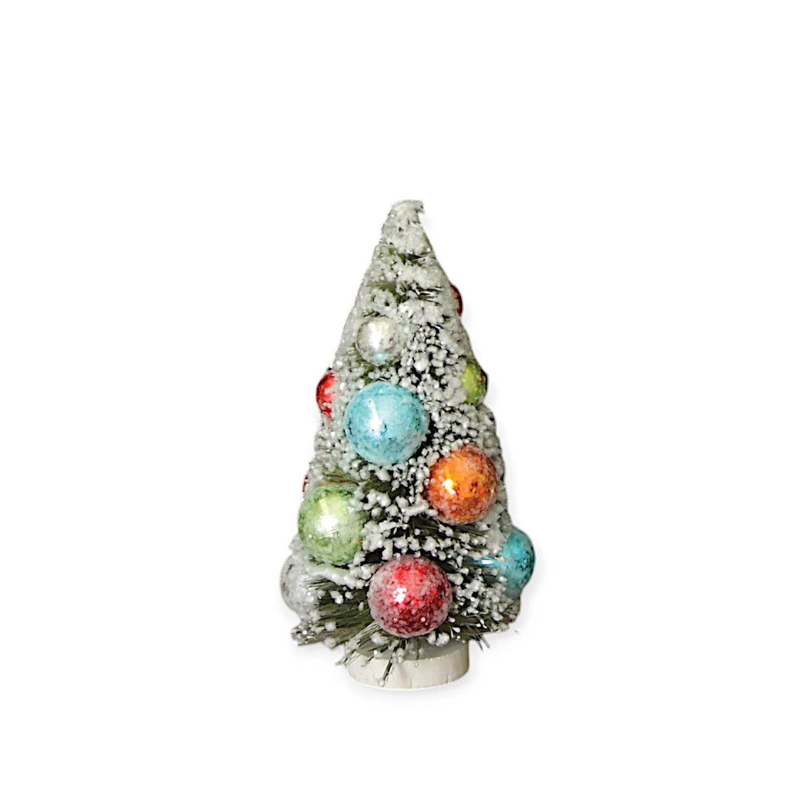 Creative Co-Op Bottle Brush Tree Multi Ball Trim