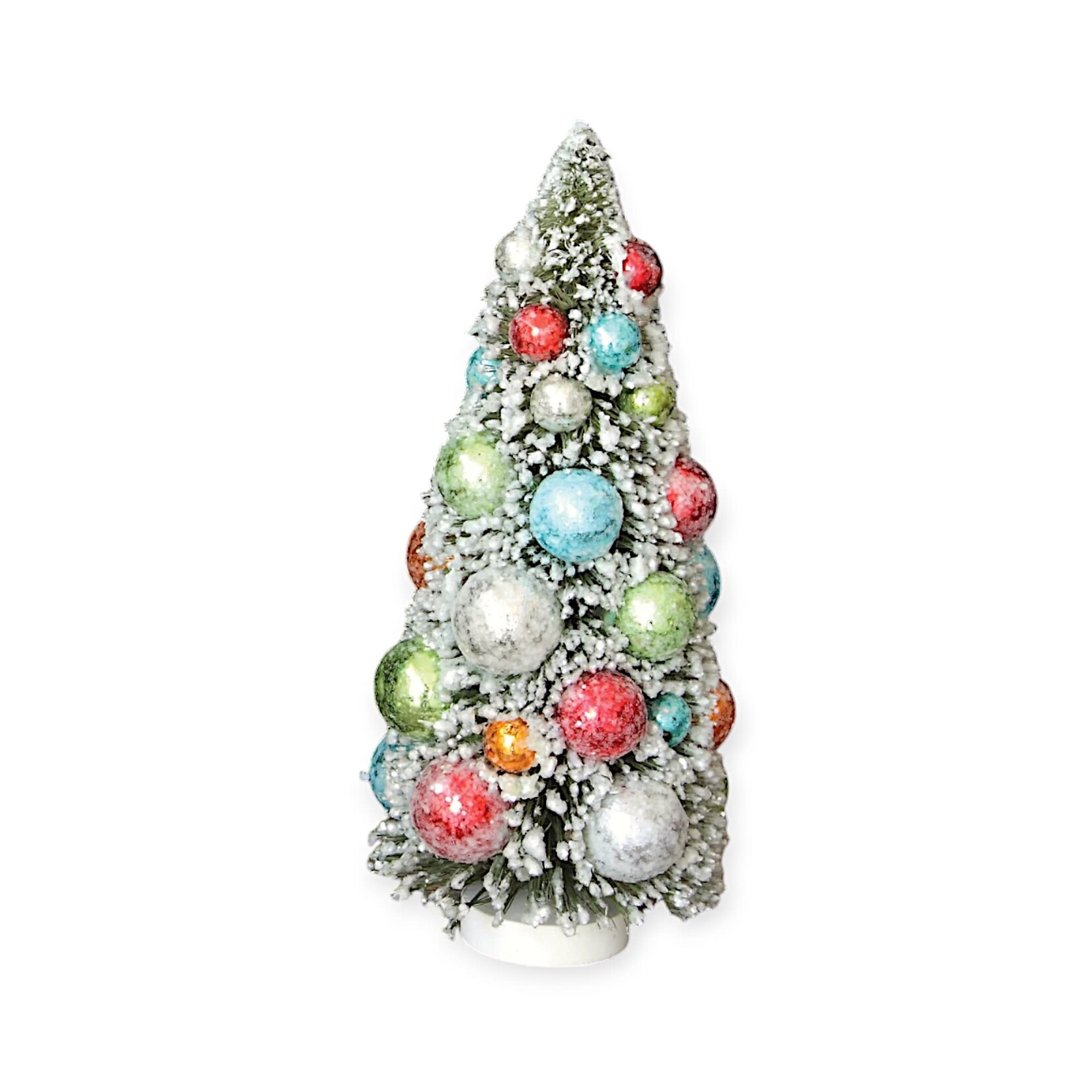 Creative Co-Op Bottle Brush Tree Multi Ball Trim