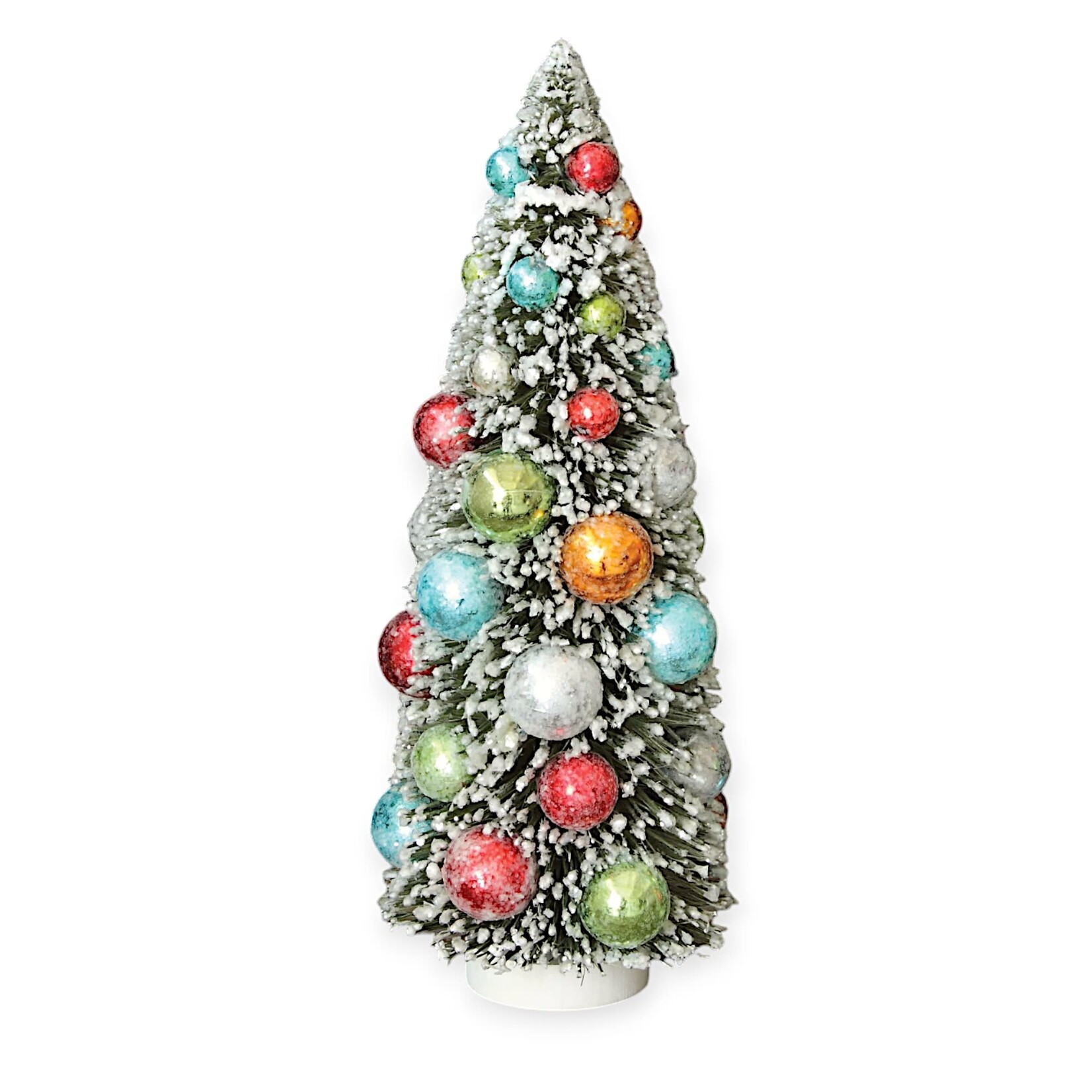 Creative Co-Op Bottle Brush Tree Multi Ball Trim