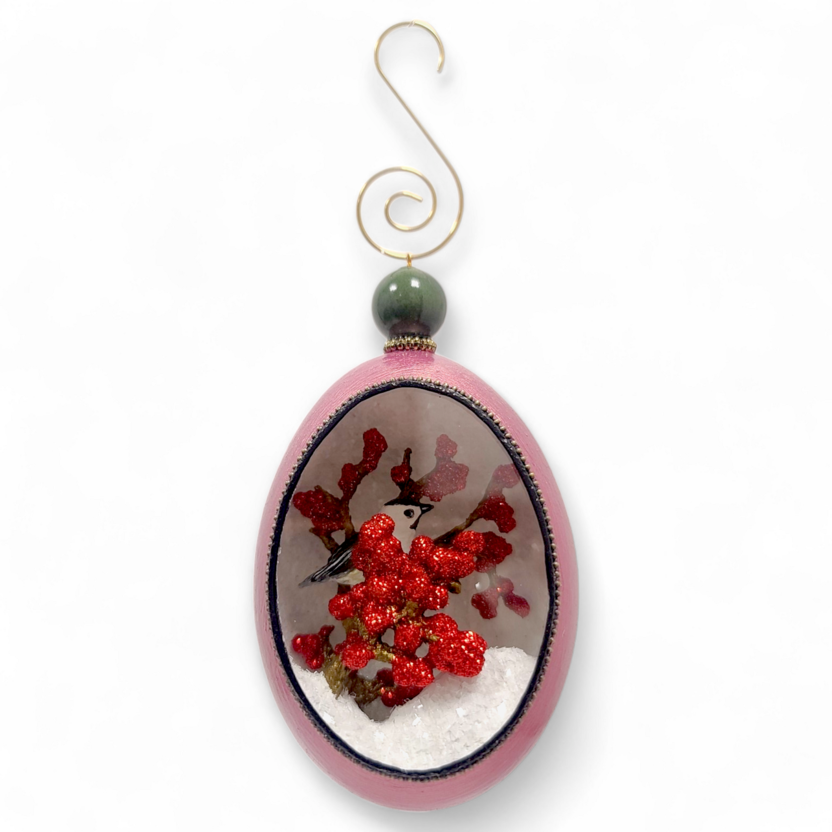 JBW Studio Winter Berries Egg Orn