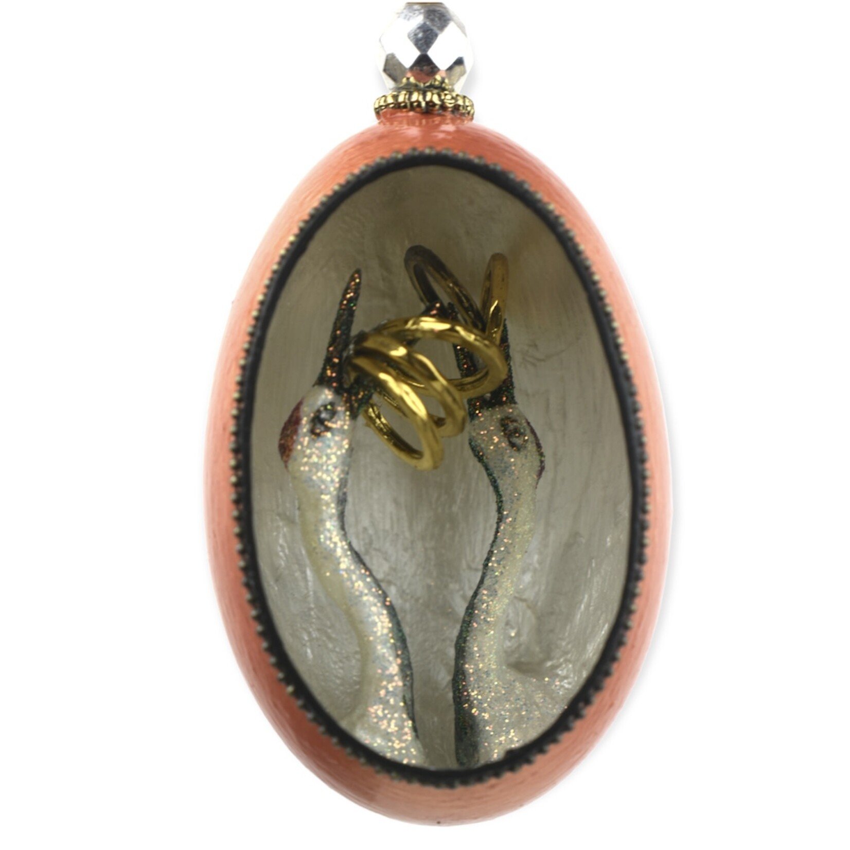 JBW Studio 5 Golden Rings Egg Orn