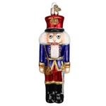 Old World Christmas Blue Coat Nutcracker Ornament