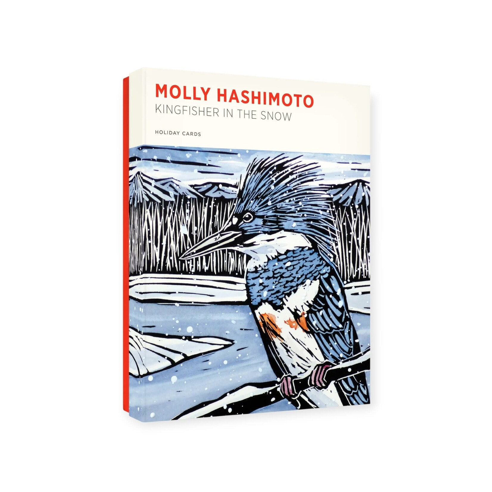 Pomegranate Communications Holiday Cards Kingfisher in the Snow