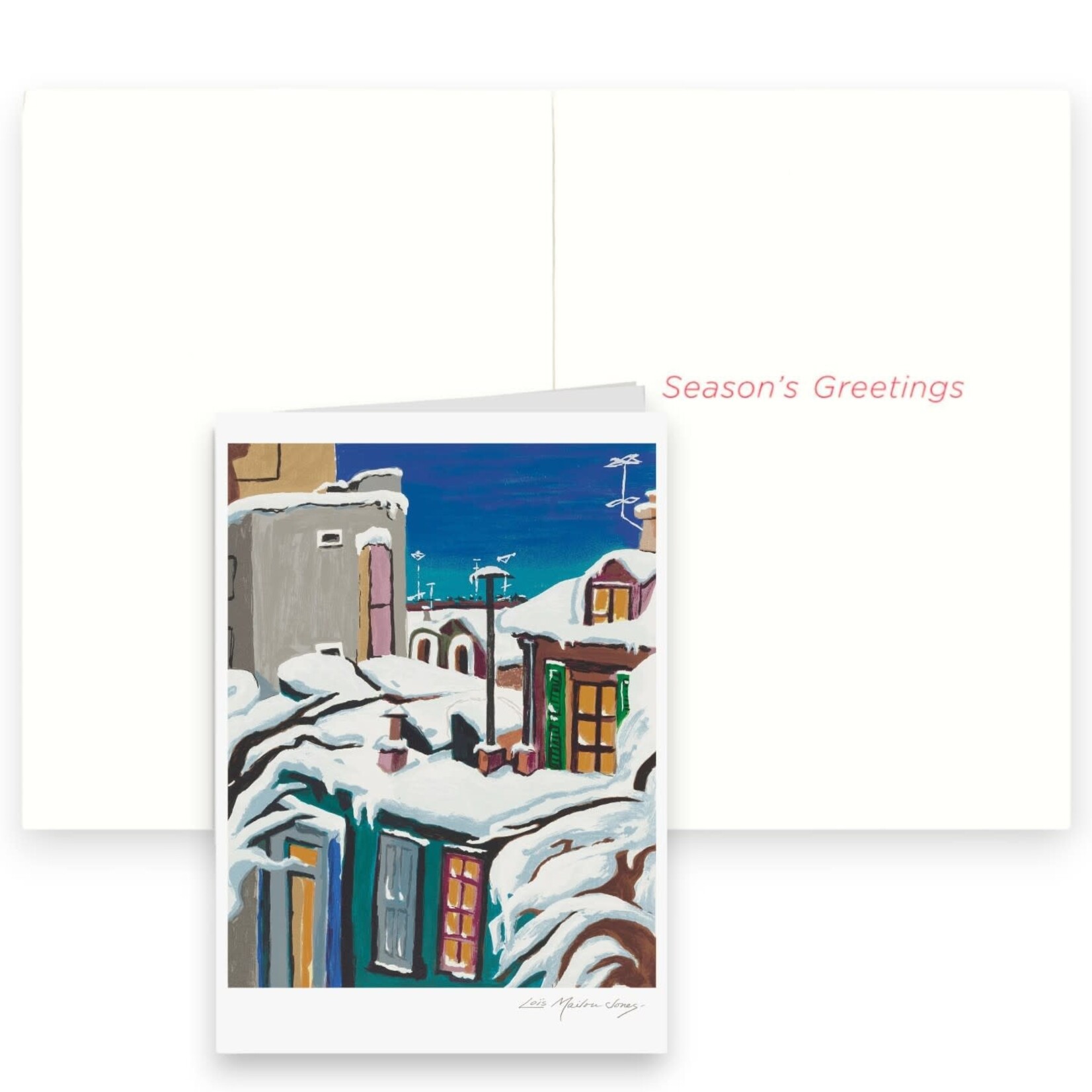Pomegranate Communications Holiday Cards Lois Mailou Jones: City in Winter