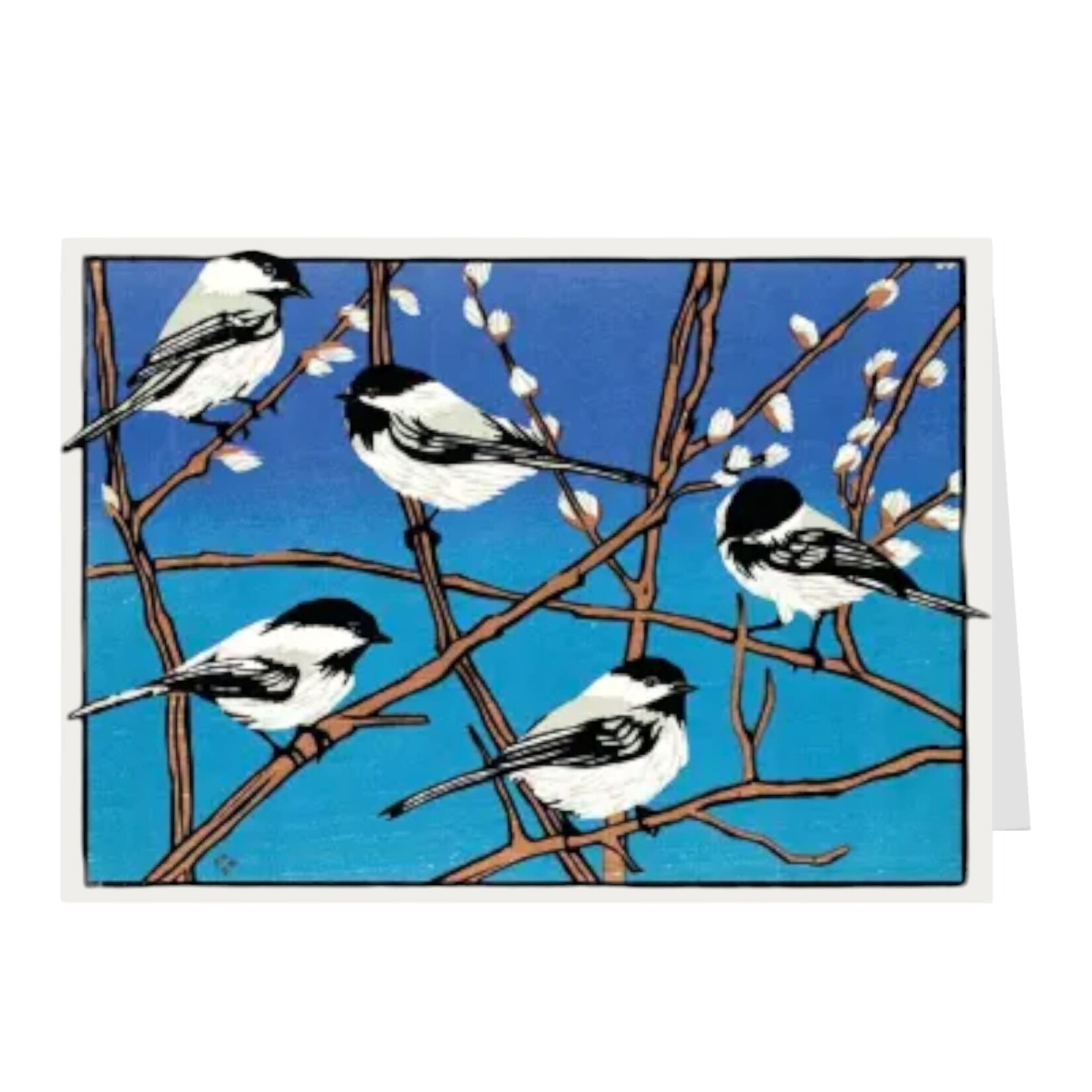 Artists To Watch Boxed Holiday Cards Chickadees
