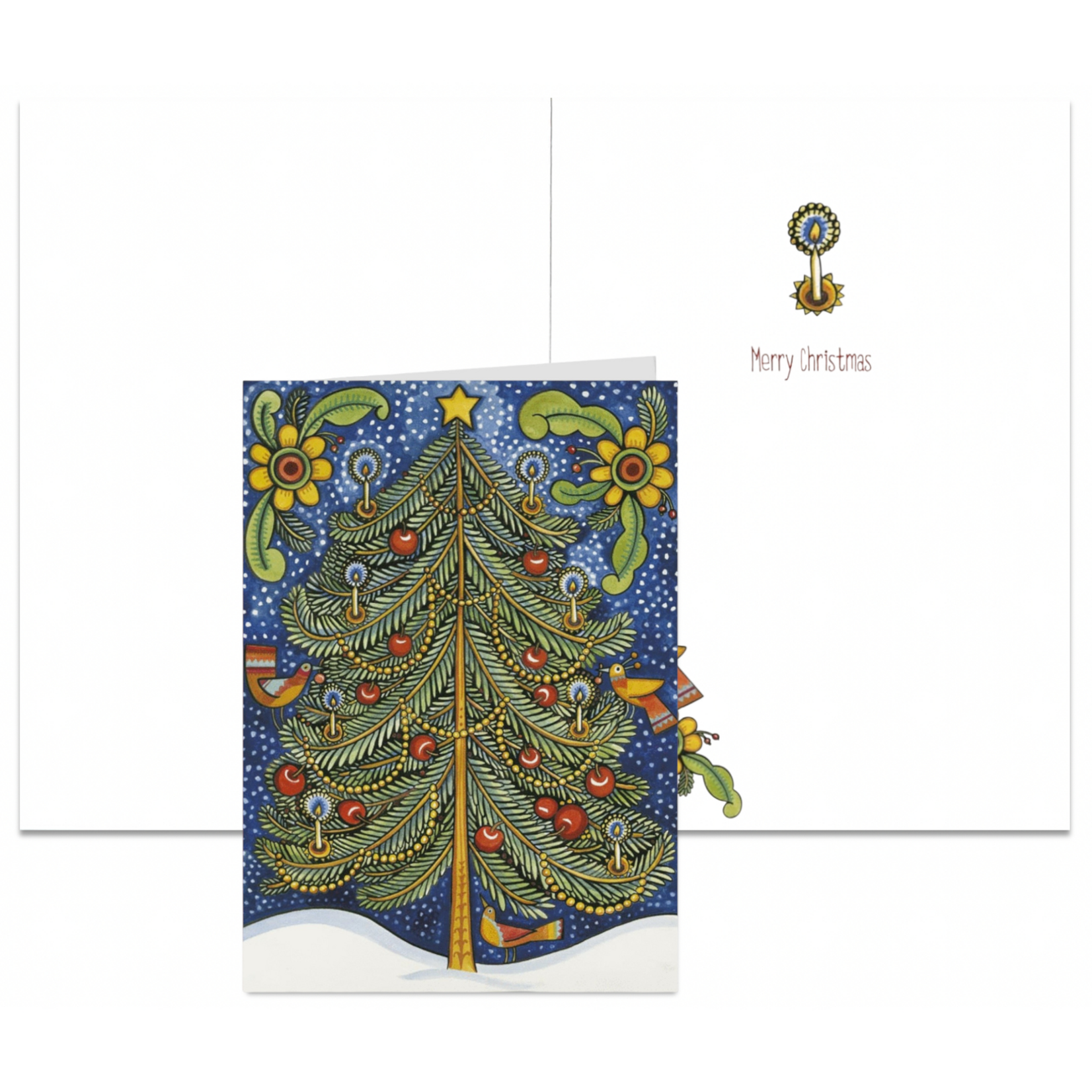 Artists To Watch Boxed Holiday Cards Old World Tree