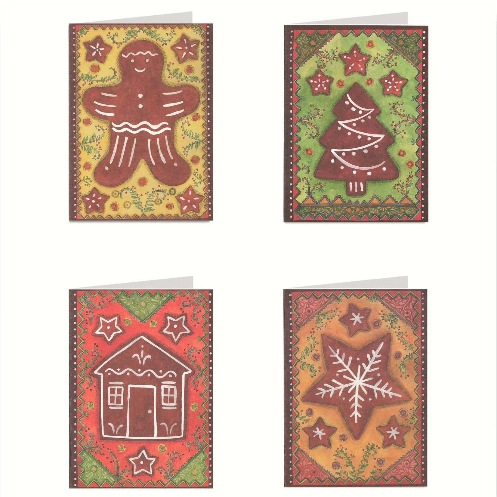 Artists To Watch Assorted Holiday Cards Gingerbread
