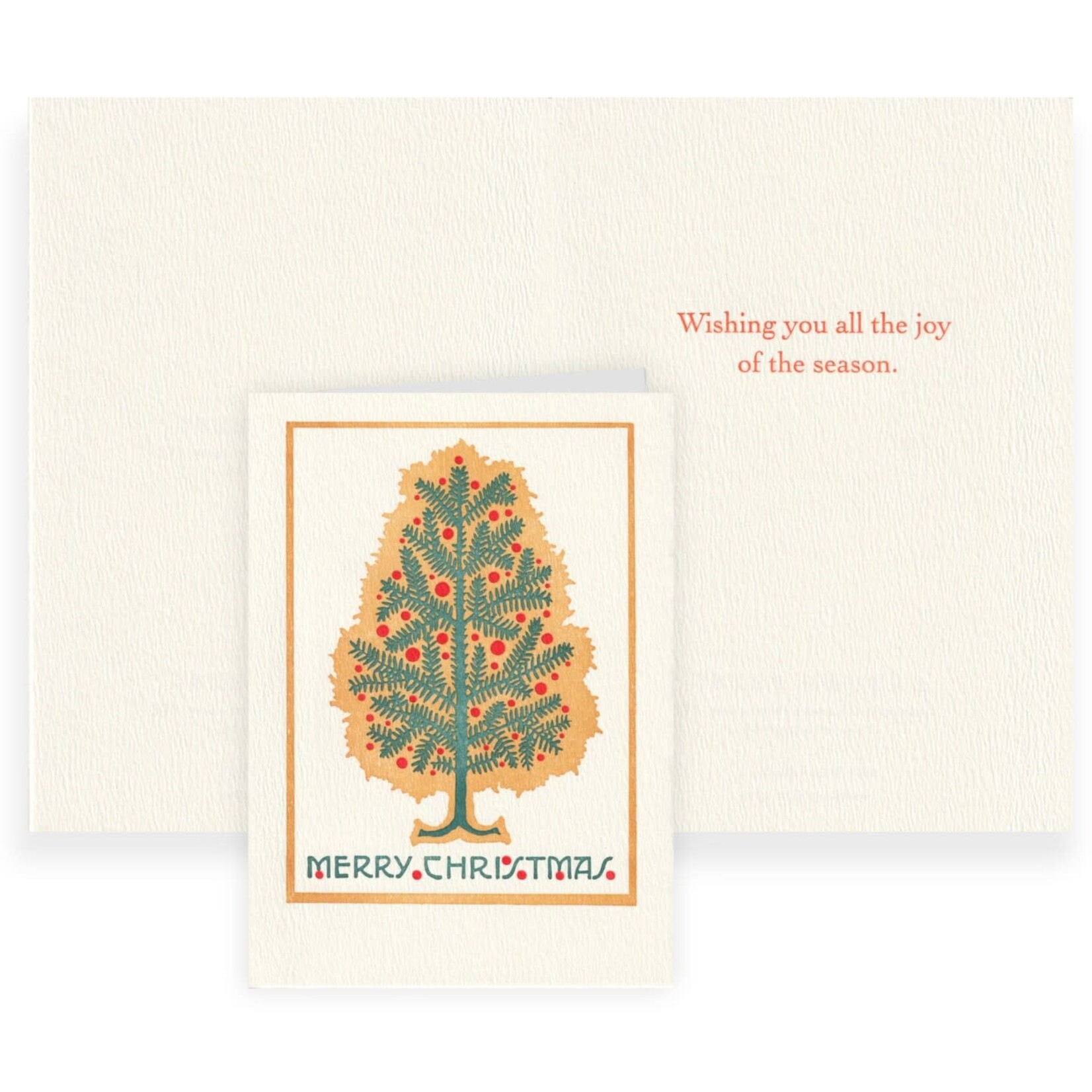 Saturn Press Evergreen Holiday Boxed Cards