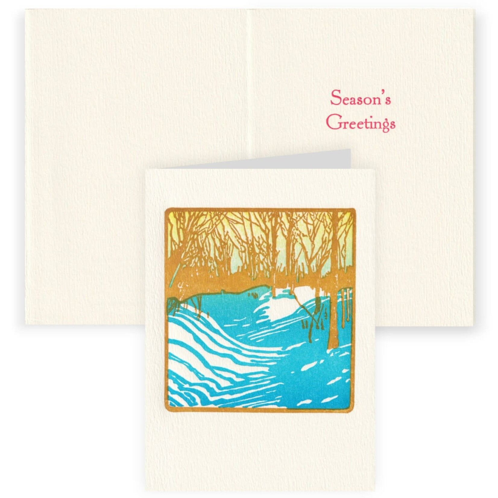 Saturn Press Winter Sunshine Box of Holiday Cards