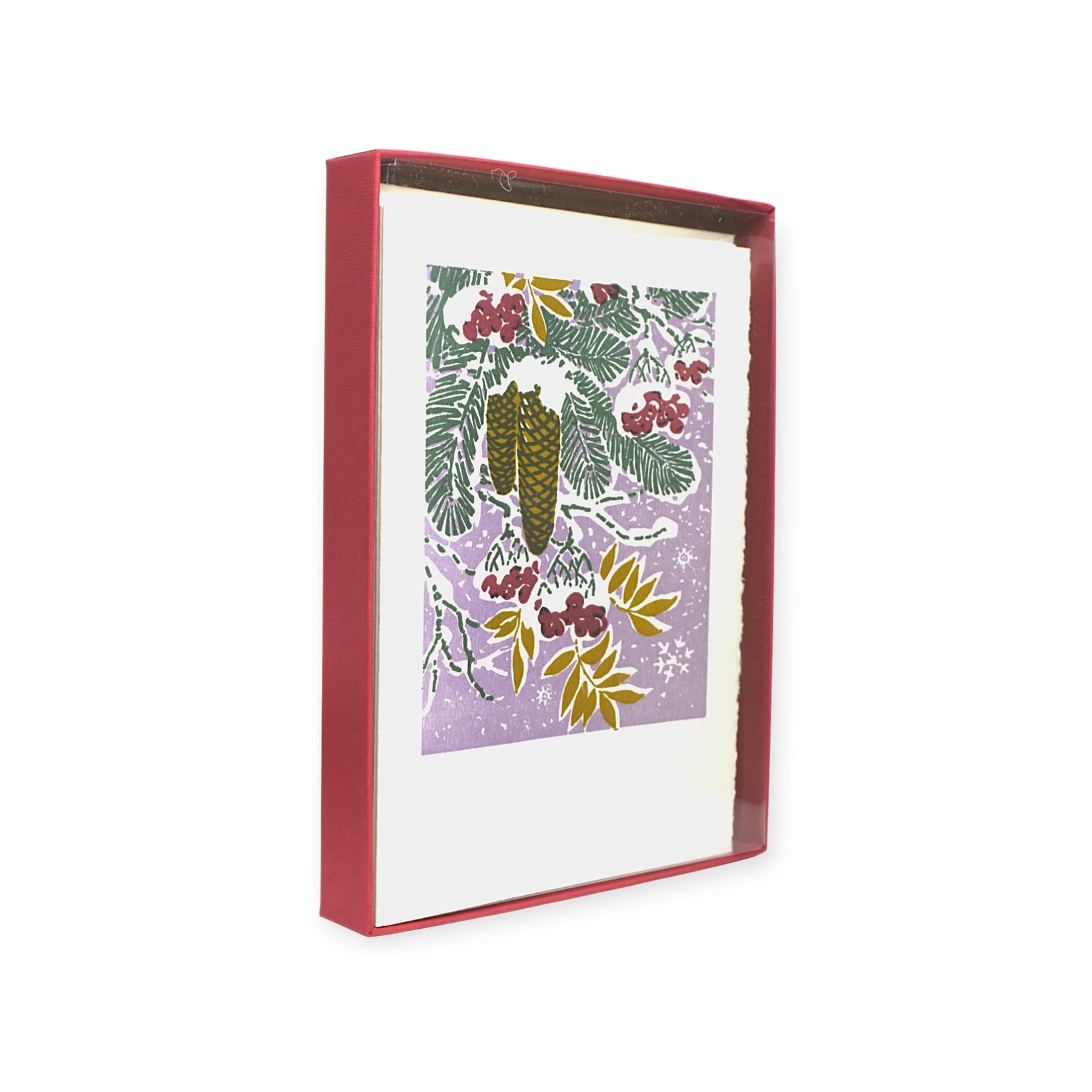 Saturn Press Bough Box of Holiday Cards