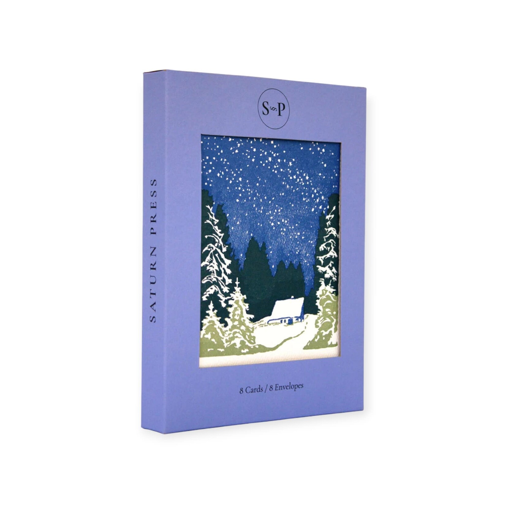 Saturn Press Quiet Night Holiday Boxed Cards