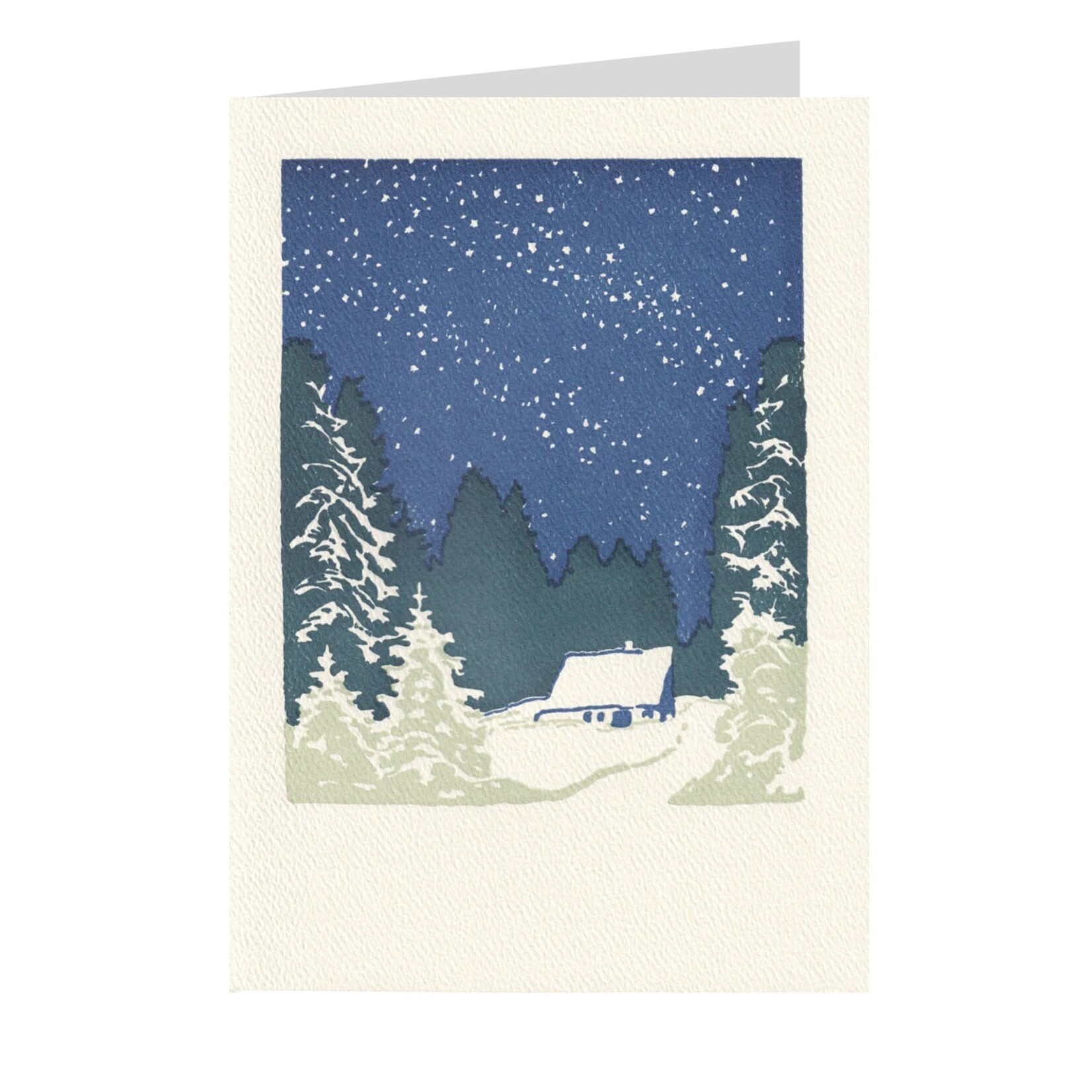 Saturn Press Quiet Night Holiday Boxed Cards