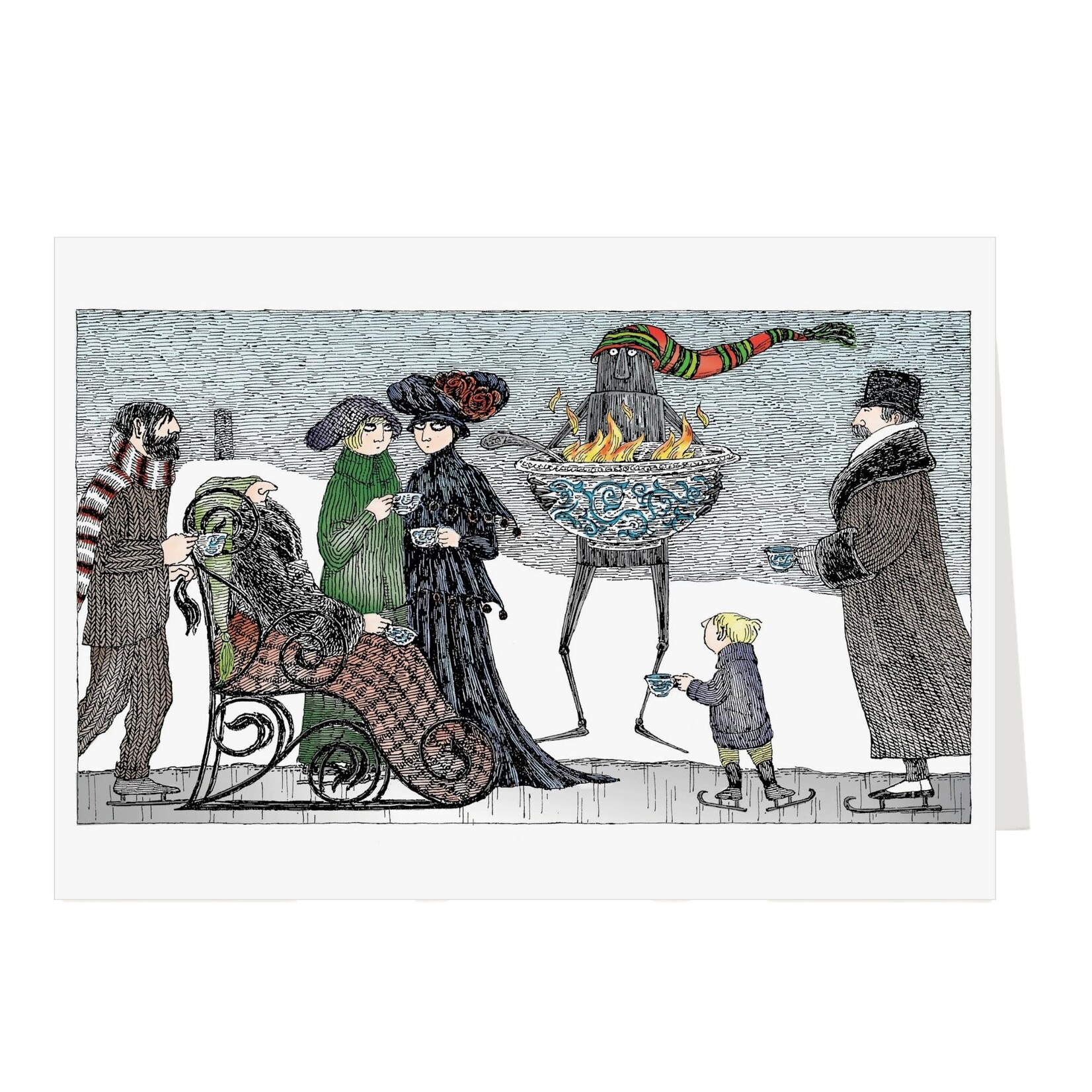 Pomegranate Communications Boxed Holiday Cards Edward Gorey