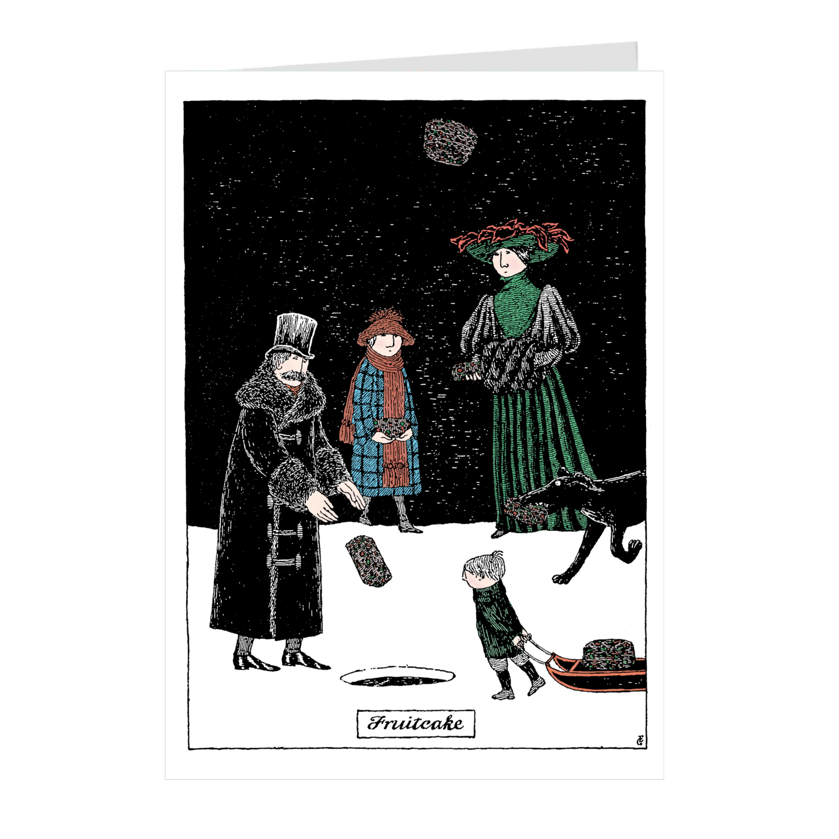 Pomegranate Communications Boxed Holiday Cards Edward Gorey