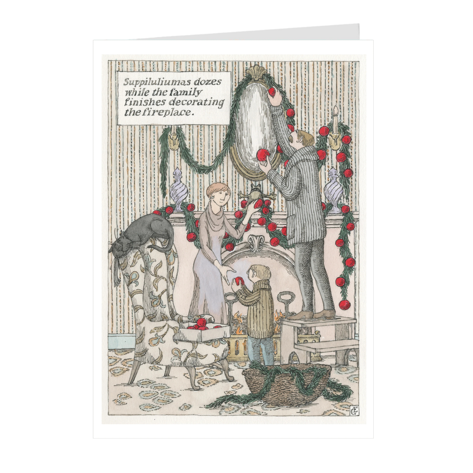 Pomegranate Communications Boxed Holiday Cards Edward Gorey