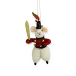 HomArt Felt Soldier Mouse with Sword Ornament