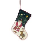 New World Arts Santa & Reindeer Stocking