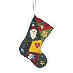 New World Arts Santa & Gingerbread Stocking