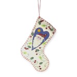 New World Arts Santa in Heart Stocking