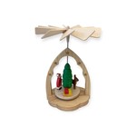 Alexander Taron Inc Mini Pyramid Santa Deer Tree