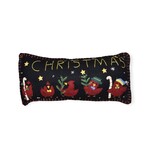 Stitch By Stitch Christmas Cardinals Pillow