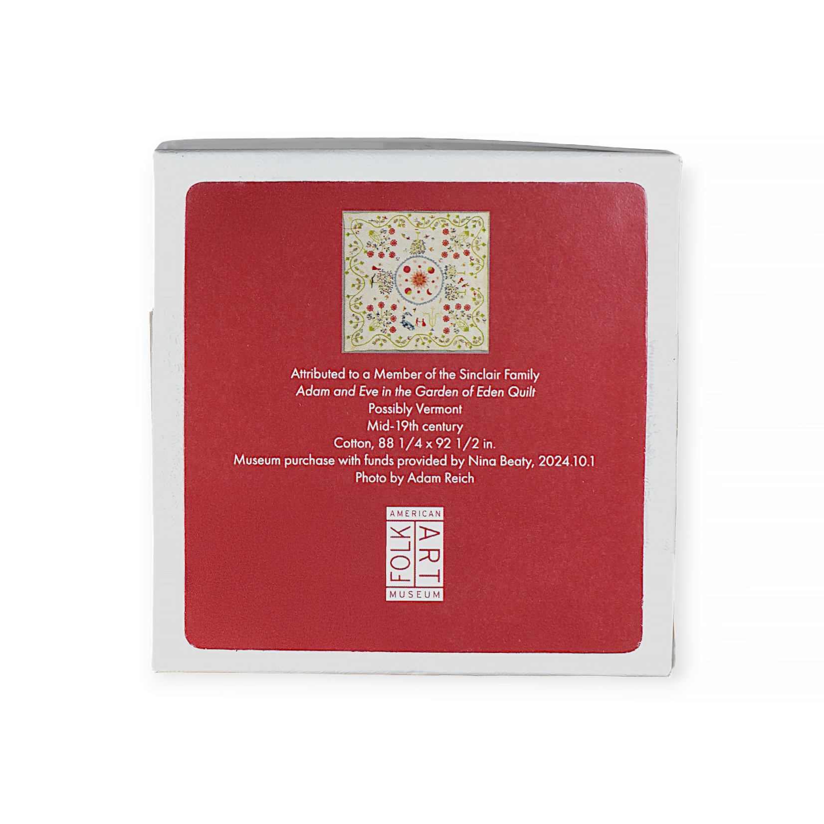 Museum Store Products Ecology Round Ornament Adam and Eve