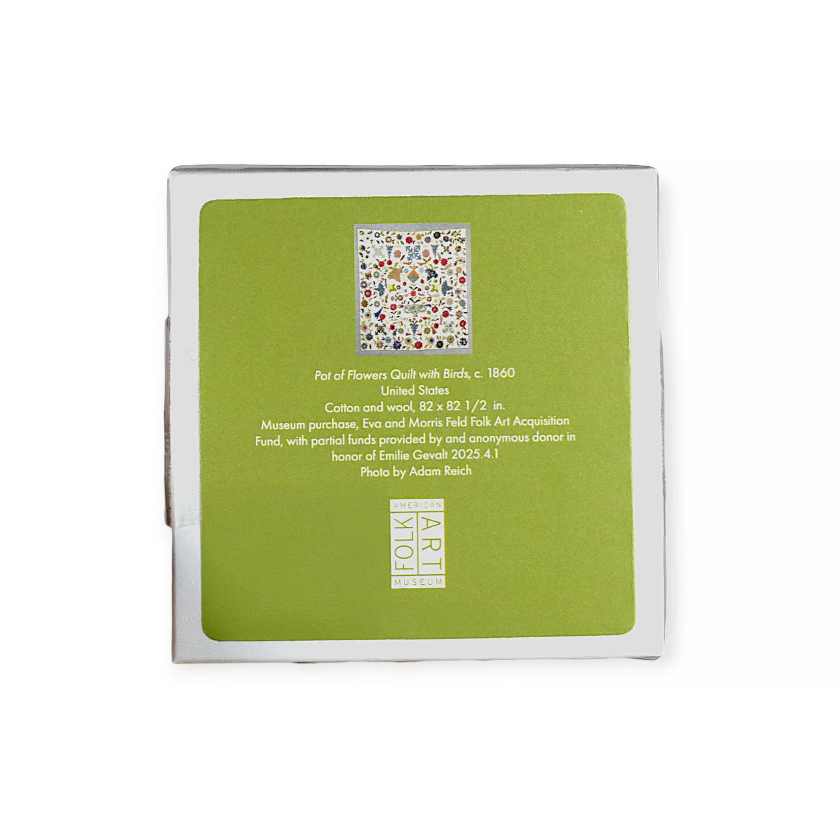 Museum Store Products Ecology Round Ornament Pot of Flowers