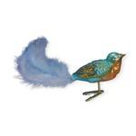 Old World Christmas Forest Finch Blue & Lilac